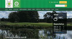 Desktop Screenshot of golfclublauswolt.nl